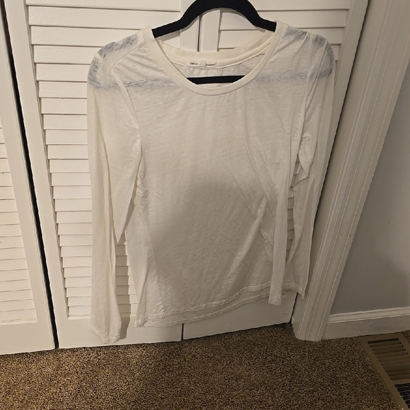 THREADS 4 THOUGHT Womens Cream Long Sleeve Tee - Picture 1 of 3
